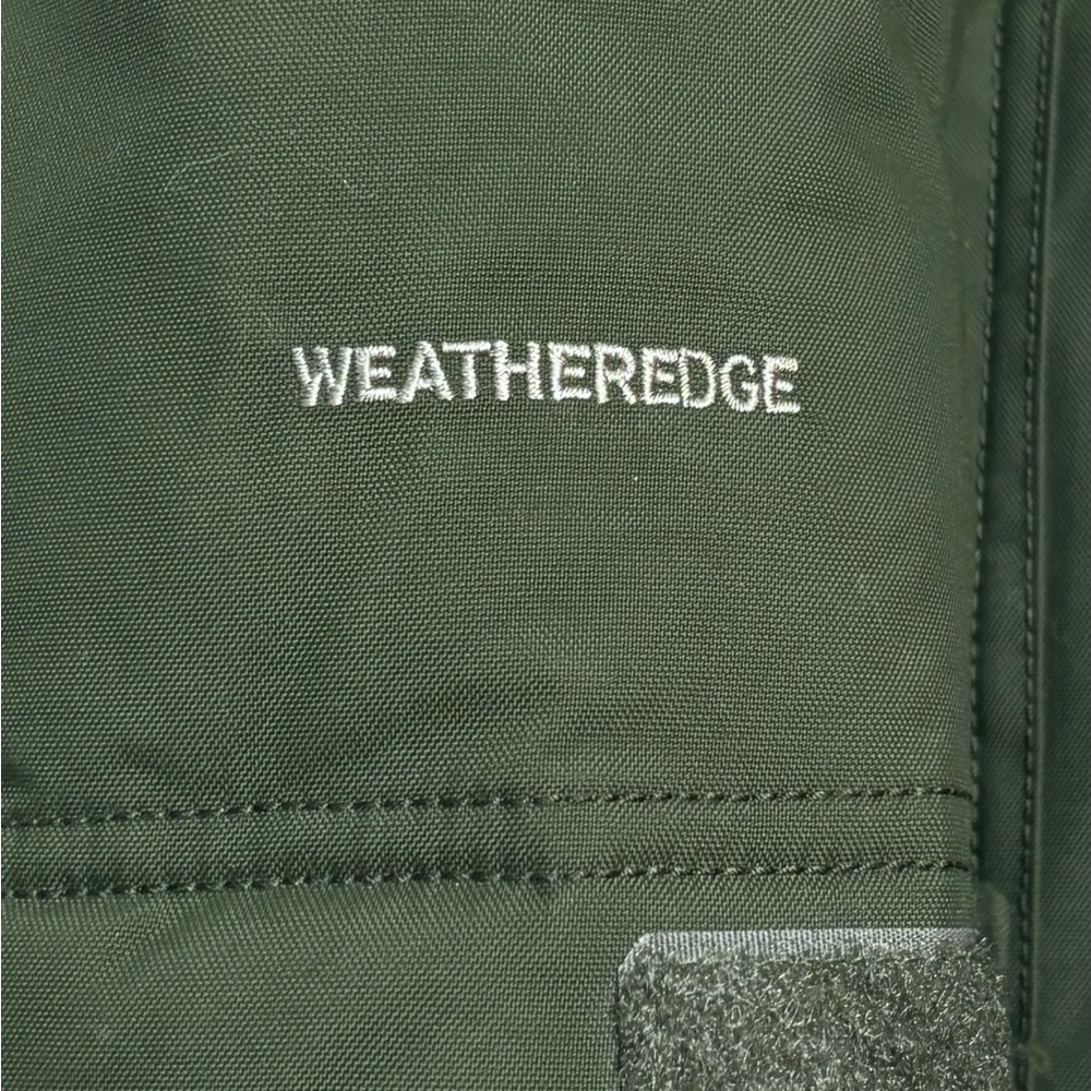 Eddie Bauer Men’s Superior Down Parka Jacket  Large Army Green  w Faux Fur Trim - Picture 15 of 17